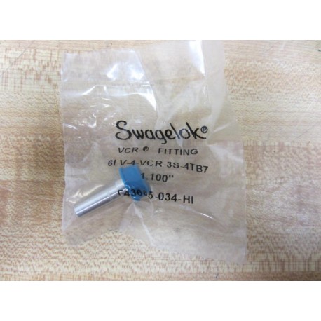 Swagelok 6LV-4-VCR-3S-4TB7 Fitting