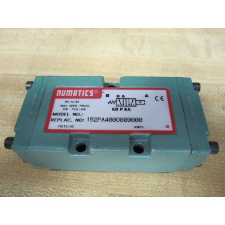 Numatics 152PA4000000000 Valve 152PA400O000000 152PA4 AA15 Series - New No Box