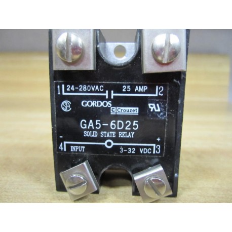 Gordos Crouzet GA5-6D25 Relay GA56D25 - Used