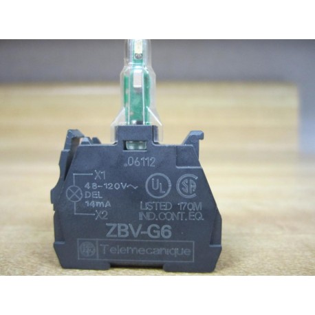 Telemecanique ZBV-G6 Light Module ZBVG6 008999 - New No Box