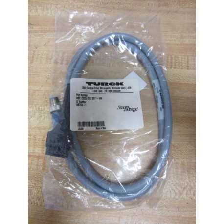 Turck RSCCBC5STZ5711-1M U8701-1 Cord Set RSCCBC5STZ57111M