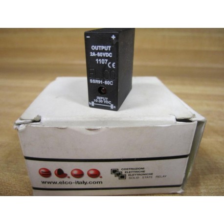 ELCO SSR91-60C Relay SSR160C - New No Box