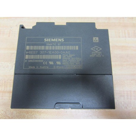 Siemens 6ES7-307-1EA00-0AA0 Power Supply 6ES73071EA000AA0 - Used