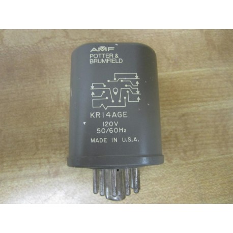 Potter & Brumfield KR14AGE 120V Relay - New No Box