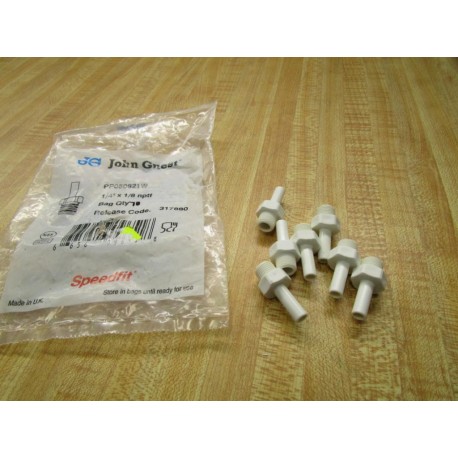 John Guest PP050821W Stem Adapter (Pack of 7)