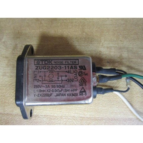 TDK ZUG2203-11AS Noise Filter ZUG220311AS Obsolete - Used