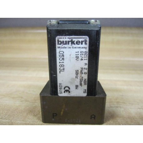 Burkert 055183L Valve W26US - Used