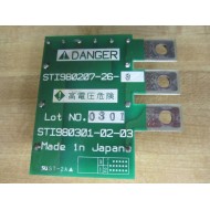 Okaya STI980207-26-3 Circuit Board Card STI9803010203 - Used