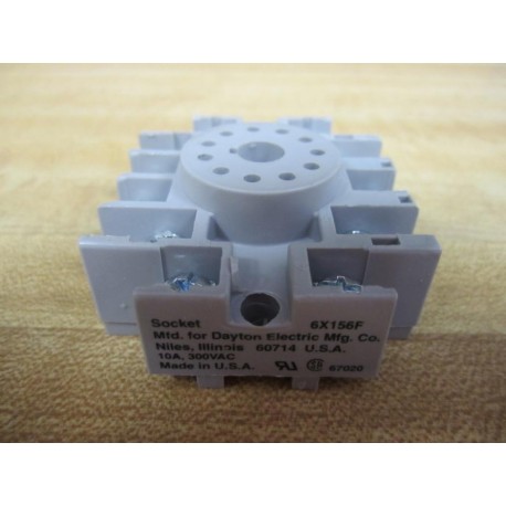 Dayton 6X156F Relay Socket - Used