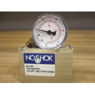 Noshok 20-100-100 Gauge 20100100 18" NPT-Bottom Conn.