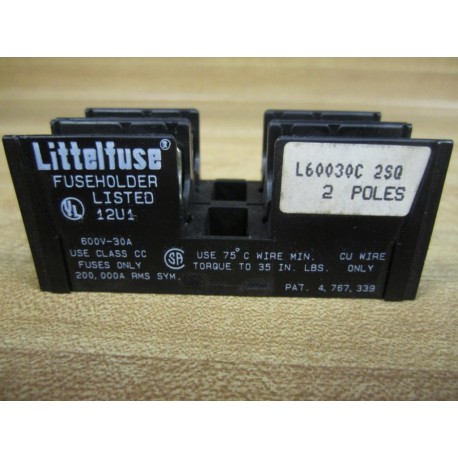 Littelfuse L60030C-2SQ Fuse Block L60030C2SQ - Used