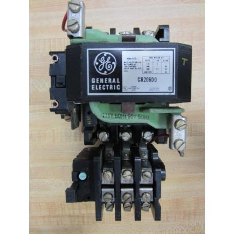 General Electric CR206D0 Starter CR206DO w Overload Relay - Used