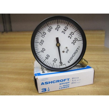 Ashcroft 52-440-300 Gauge 52440300 0-300PSI 14NPT