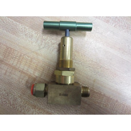 Nupro B-6BK Valve B6BK - New No Box