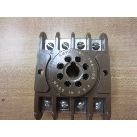 Amphenol 146-103 Relay Socket 146103 Gold - New No Box