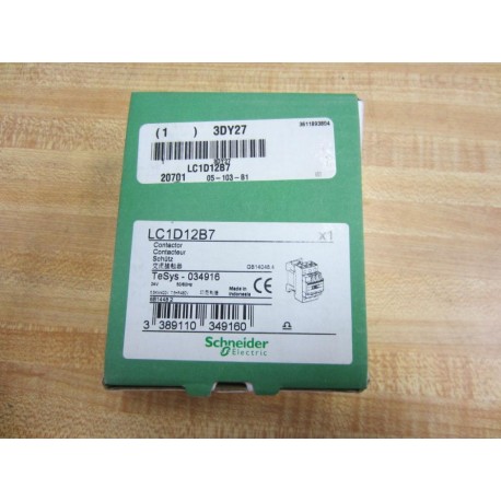 Schneider LC1-D12-B7 Telemechanique Contactor LC1D12B7