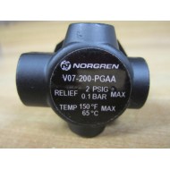 Norgren V07-200-PGAA Pressure Relief Valve V07200PGAA - New No Box