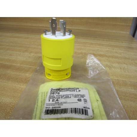 Daniel Woodhead 2676 Plug L1620P Yellow