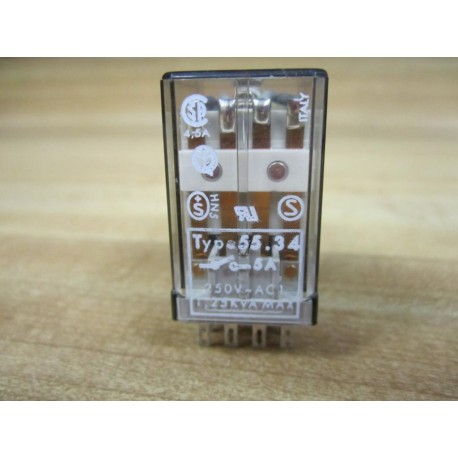 Finder 55.34 Relay 5534 5A 250V - New No Box