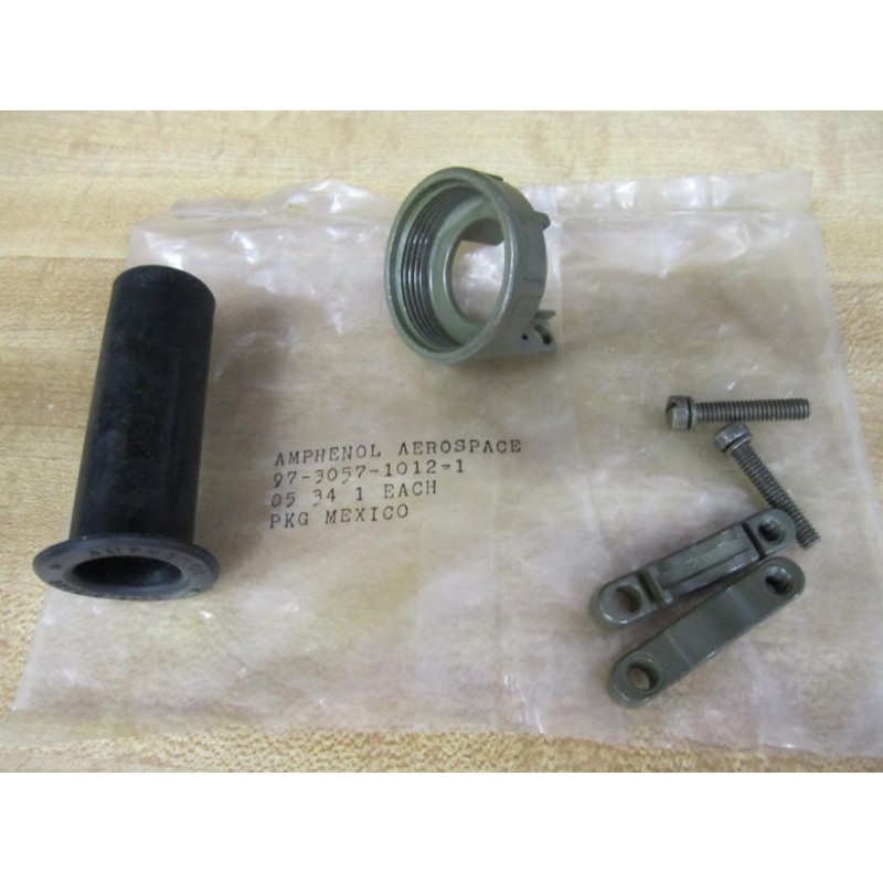 97305710121 SIZE 20/22 NEW AMPHENOL 97-3057-1012-1 CABLE CLAMP ZINC ALLOY 