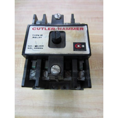 Cutler Hammer D23MB Eaton Type M Relay D26MPR D26MPL D26MPS - Used