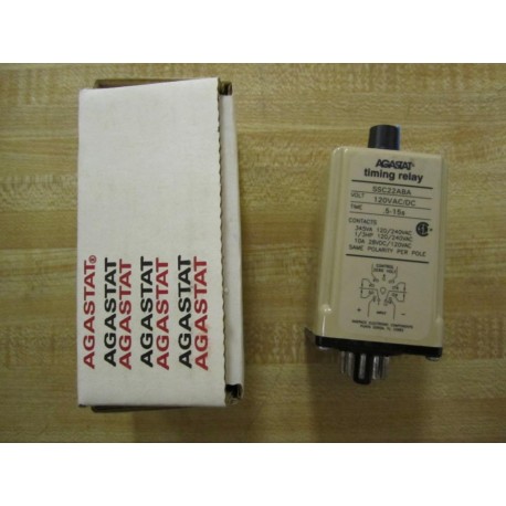 Agastat SSC22ABA Timing Relay 120VACDC