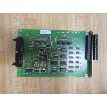 Moog B81222-001 Servo Amplifier Board B81224-1 Rev B - Used