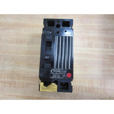 General Electric TED124060 Circuit Breaker - Used