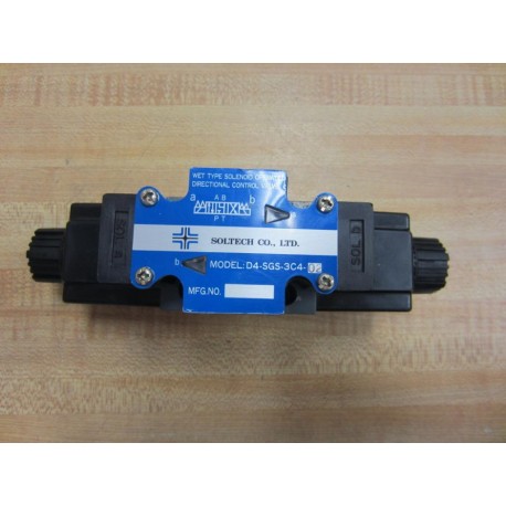 Soltech D4-SGS-3C4-02 Directional Valve D4SGS3C402 - New No Box