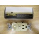 Leviton 5225-I Ivory Wall Switch Receptacle