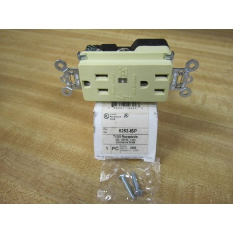 Pass & Seymour 5252-ISP TVSS Receptacle 5252ISP