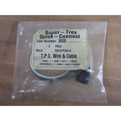 TPC Wire & Cable 84300 Connector Receptacle 84300