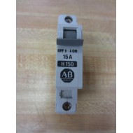 Allen Bradley 1492-CB2 Breaker H150 Series B 15Amp - Used