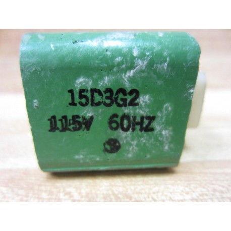 General Electric 15D3G2 Solenoid Coil Green Coil Tested - Used