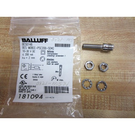 Balluff BES M08EE-PSC20B-S04G Sensor BESM08EEPSC20BS04G