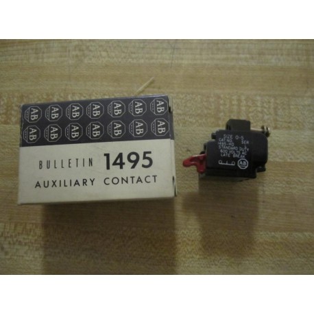 Allen Bradley 1495-HO Auxiliary Contact 1495-H0