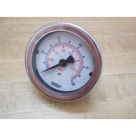 Wika 4231465 Pressure Gauge 2" 100psi Without Clamp - New No Box