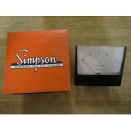 Simpson 0-25 Current Meter AC Amperes