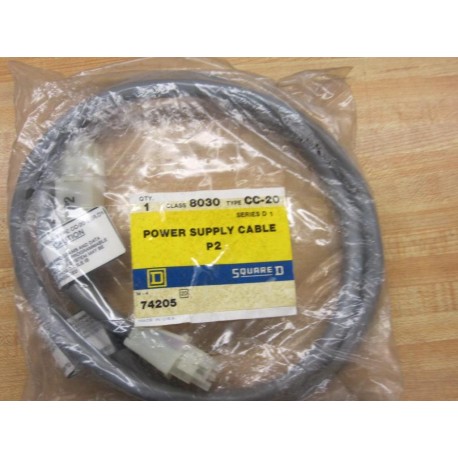 Square D 8030-CC-20 Power Cable 8030CC20 Series D1