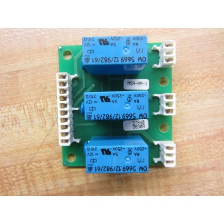 Banner MSA-RM-1 Micro Screen Relay Module MSARM1 0W 5669.12982 61 - Used