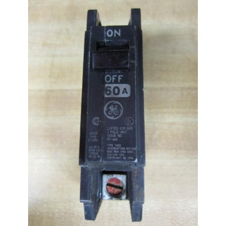 General Electric THQC1160WL Circuit Breaker RT-660 - Used