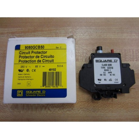 Square D 9080-GCB-50 Circuit Protector 9080GCB50