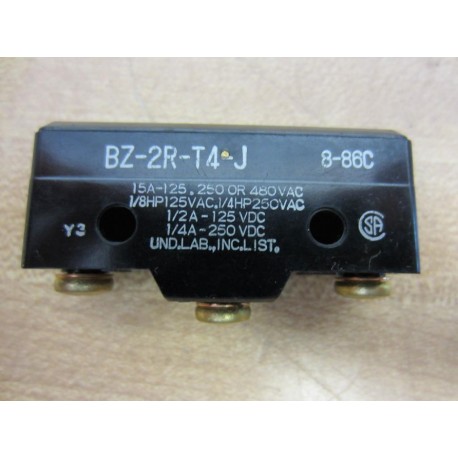 Micro Switch BZ-2R-T4-J Honeywell Switch BZ2RT4J - New No Box - Mara ...