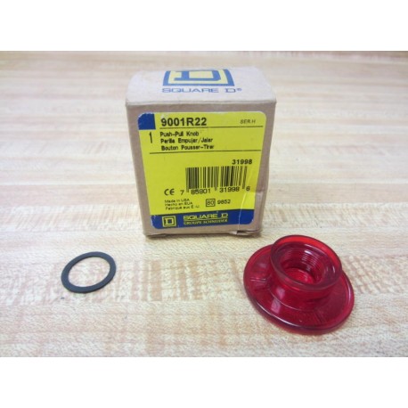 Square D 9001-R22 Push Pull Knob 9001R22