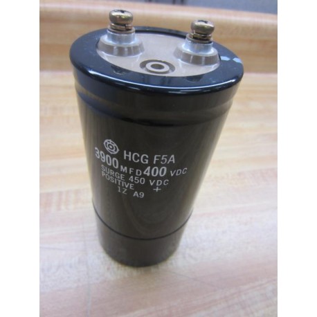 Hitachi HCG F5A Capacitor HCGF5A 3900MFD 400VDC - Used
