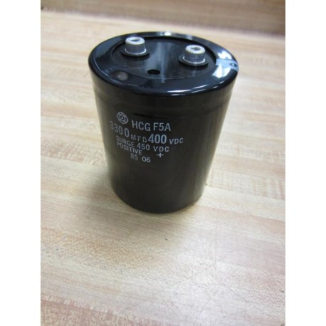 Hitachi HCG F5A Capacitor HCGF5A 3300MFD 400VDC - Used