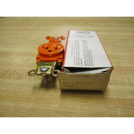 Pass & Seymour IG5361 Single Receptacle 20A 125V