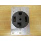 Leviton 278 Power Receptacle Black 3 Pole