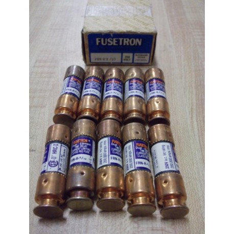 Bussmann FRN-R-610 Fusetron Fuse FRNR610 (Pack of 10)