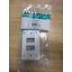 Panduit CFPL4WHY Faceplate (Pack of 10)